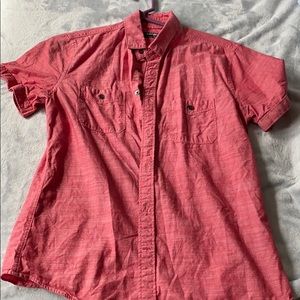 Express short sleeve button up
